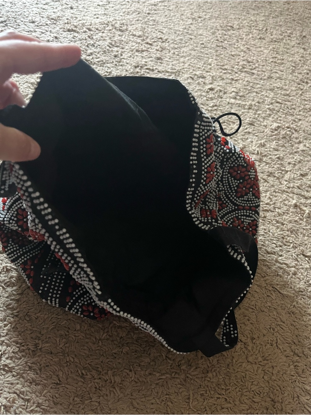 Beaded Tote Hand Bag - Picture 5 of 5